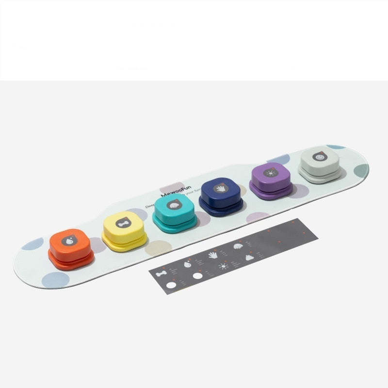 Groom Glory4-Color Dog Talking Button – Recordable Communication Toy for Pets
