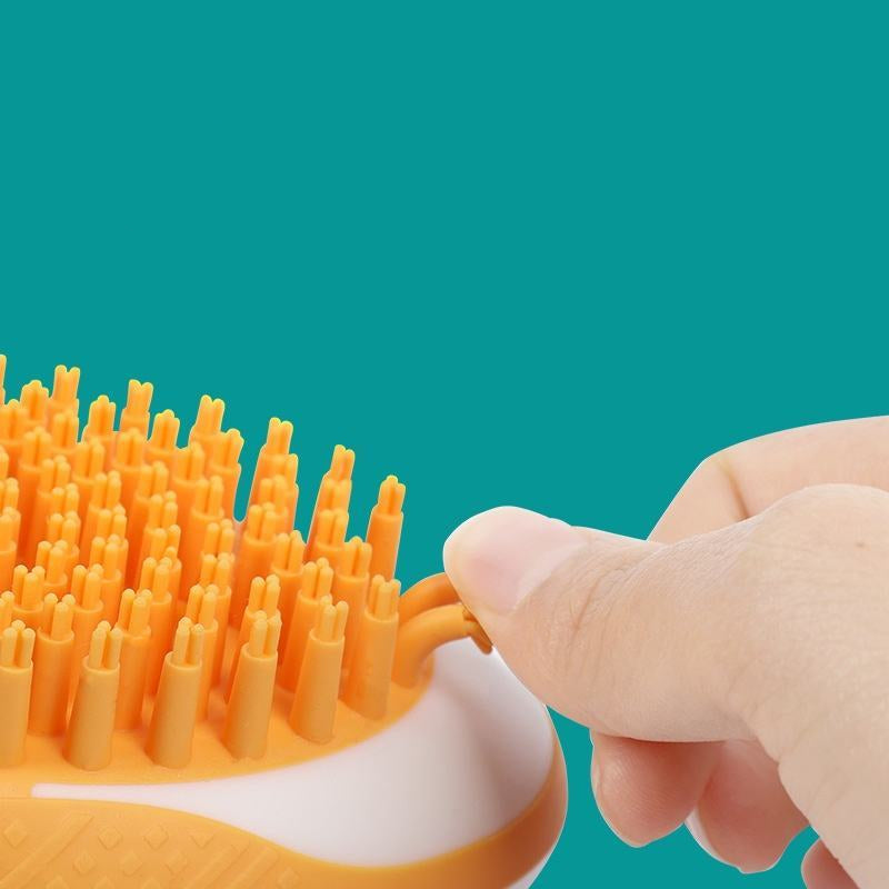 2-in-1 Pet Bath & Massage Brush