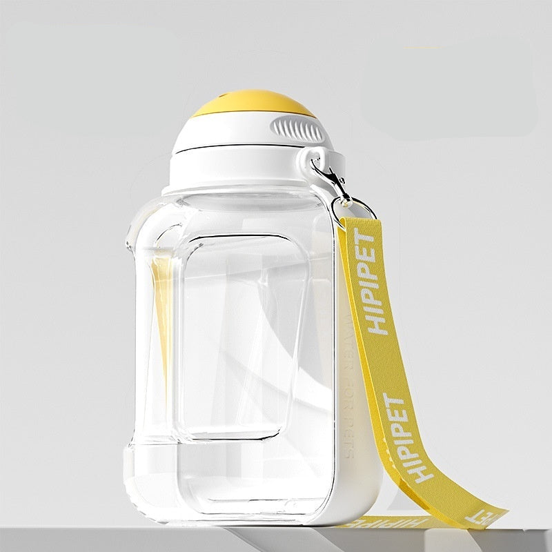 Groom Glory 2-in-1 Portable Pet Water & Food Bottle – Leakproof Travel Dispenser