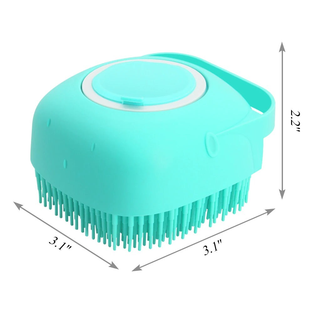 Groom Glory 2-in-1 Soft Silicone Pet Grooming Brush