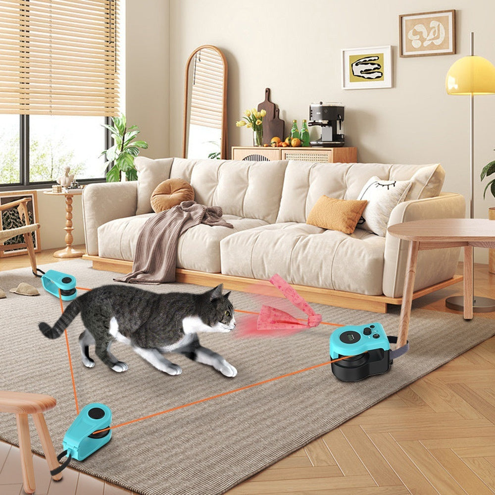 Groom Glory Adjustable Cat Running Treadmill - Interactive & Remote Control