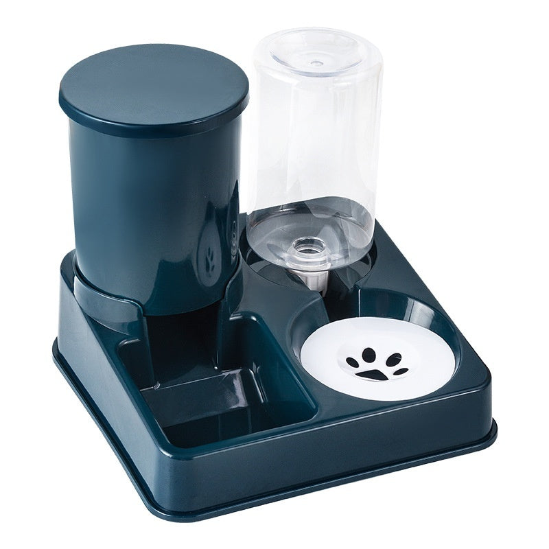 Groom Glory Automatic Cat Water & Food Bowl – Dual Feeding Basin