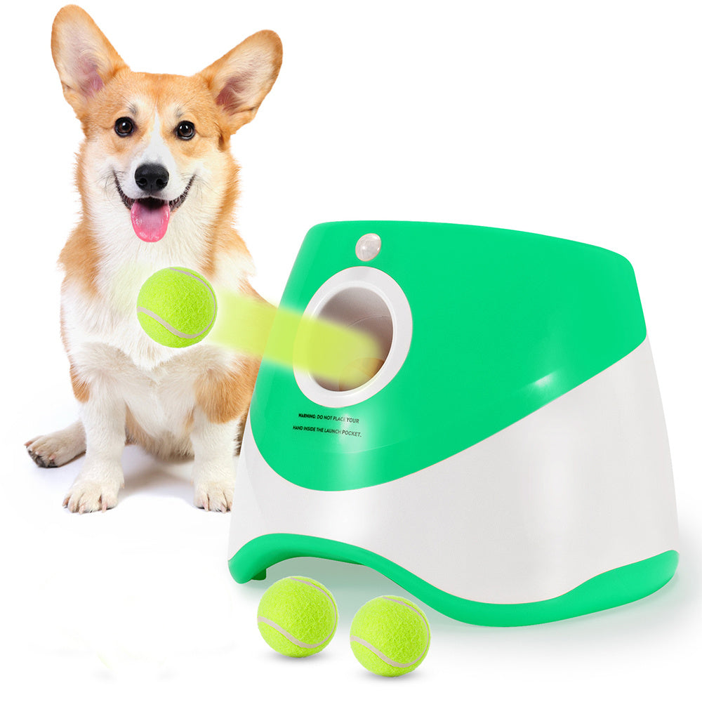 Groom Glory Automatic Dog Ball Launcher – Interactive Tennis Ball Thrower
