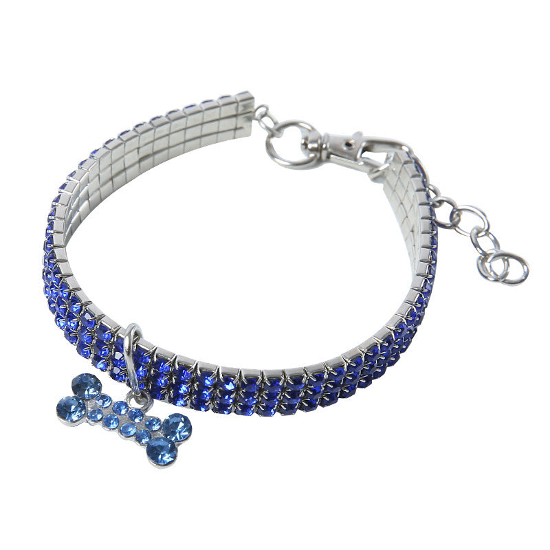 Groom Glory Bling Rhinestone Dog Collar – Crystal Puppy Collar