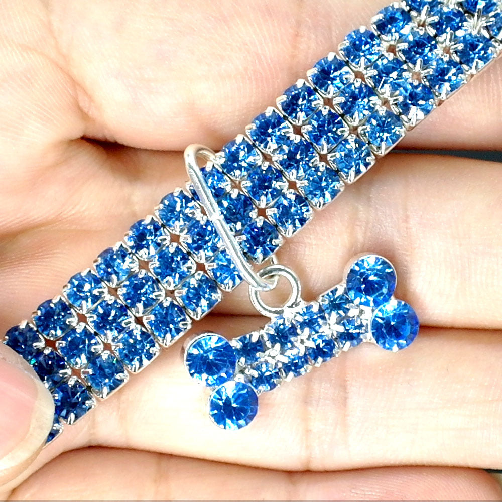 Groom Glory Bling Rhinestone Dog Collar – Crystal Puppy Collar