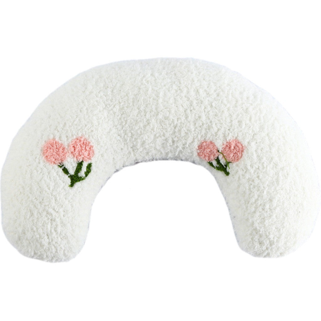 Groom Glory Cat U-Shaped Sleep Pillow – Soft Neck Support for Small Pets