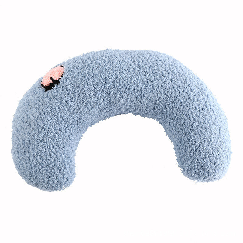 Groom Glory Cat U-Shaped Sleep Pillow – Soft Neck Support for Small Pets