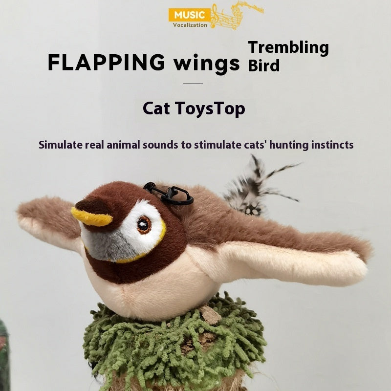 Groom Glory Electric Flapping Plush Pet Toy – Interactive Sound Coati Toy