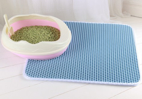 Groom Glory Honeycomb Cat Litter Mat - Waterproof Double-Layer Trap Pad