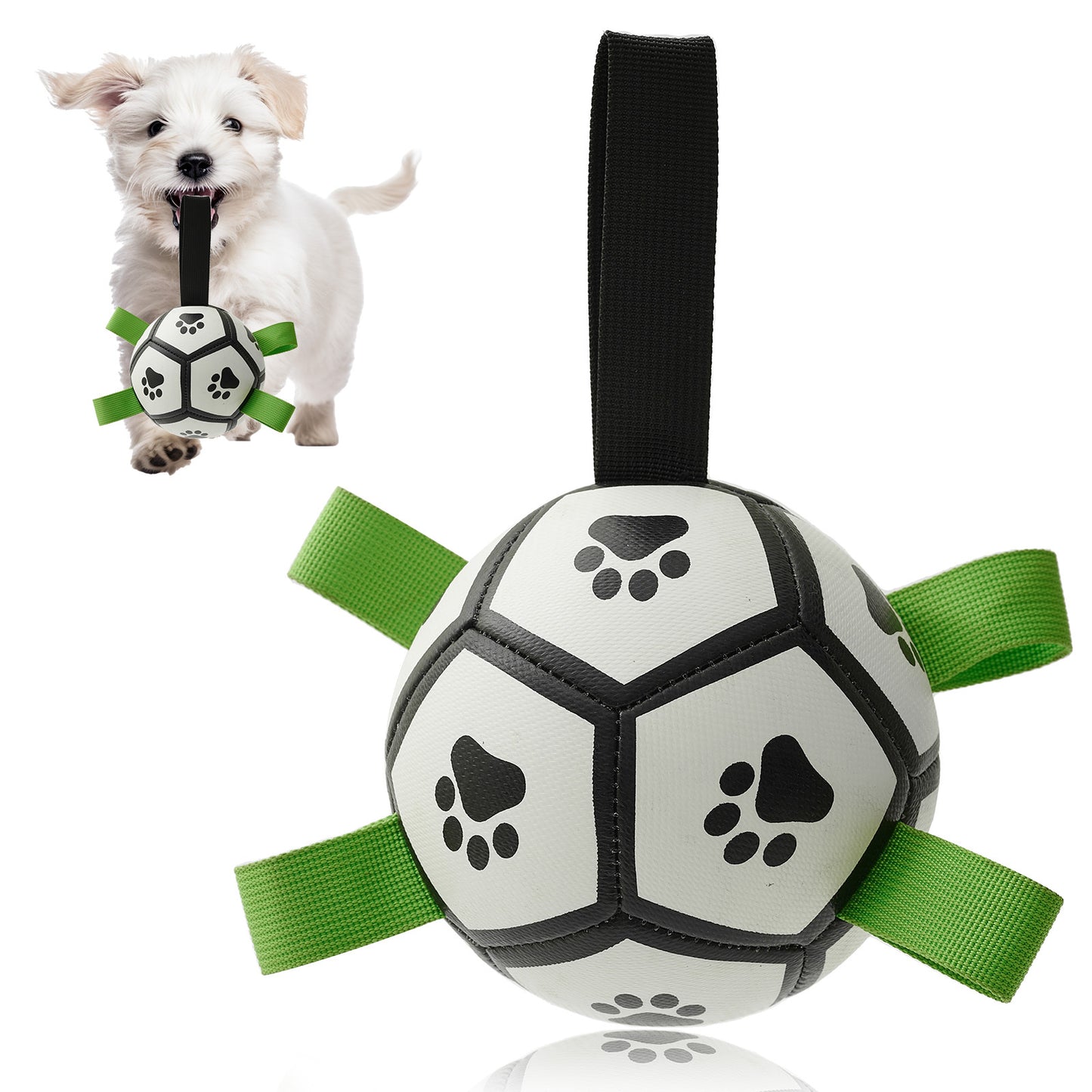 Groom Glory Interactive Dog Soccer Ball – Inflatable Training Toy for Large Dogs