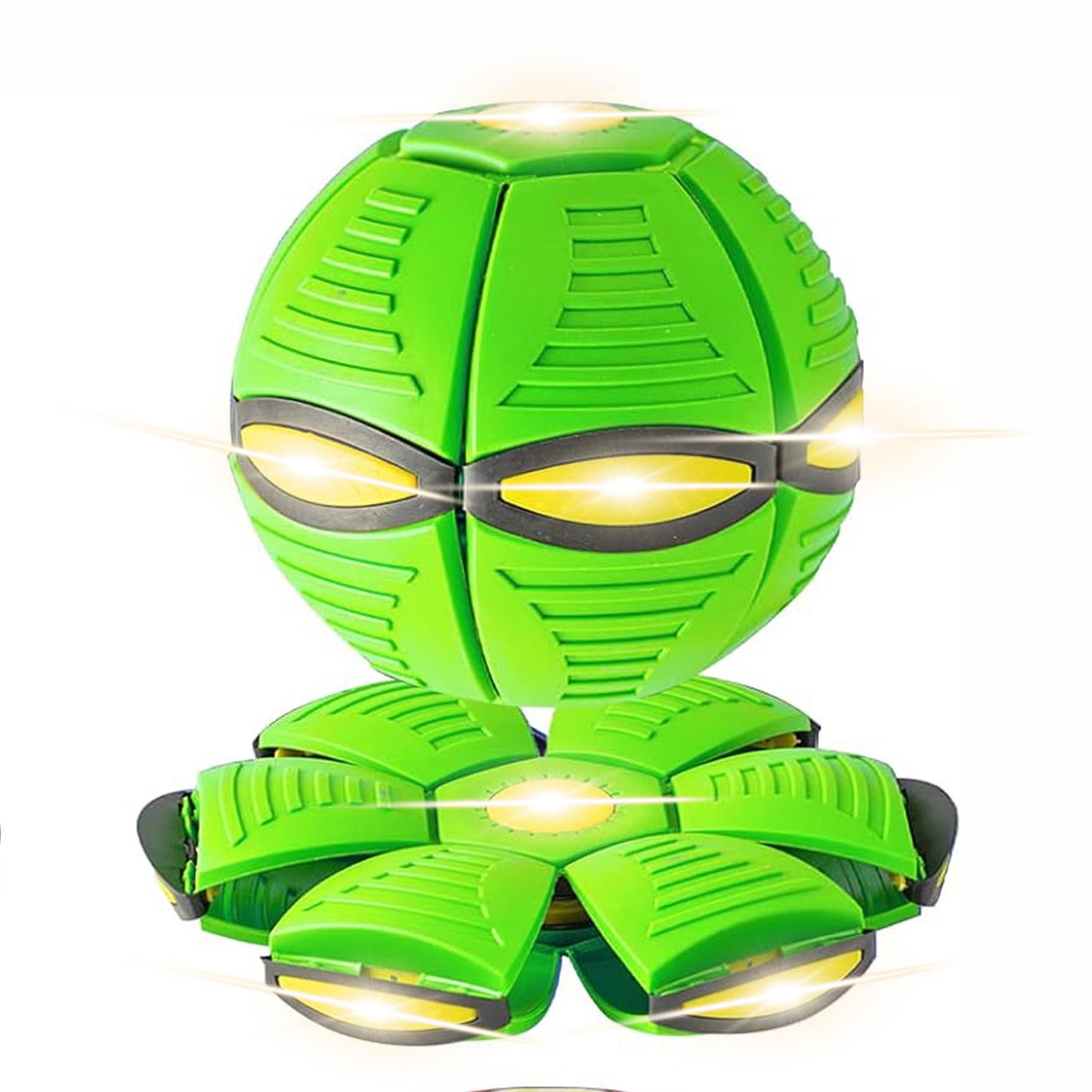 Groom Glory Magic Flying Saucer Ball Dog Toy with Lights – Outdoor Pet Game