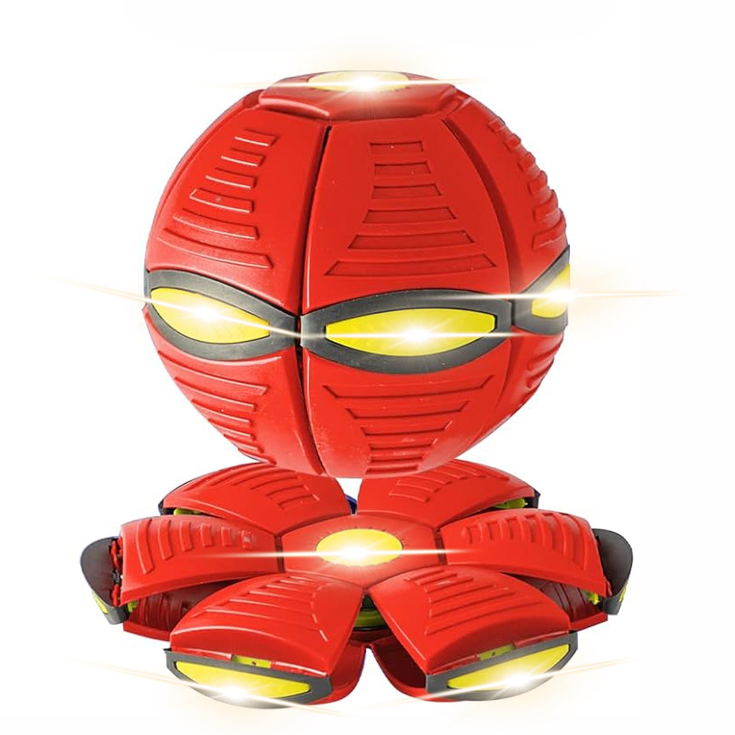 Groom Glory Magic Flying Saucer Ball Dog Toy with Lights – Outdoor Pet Game