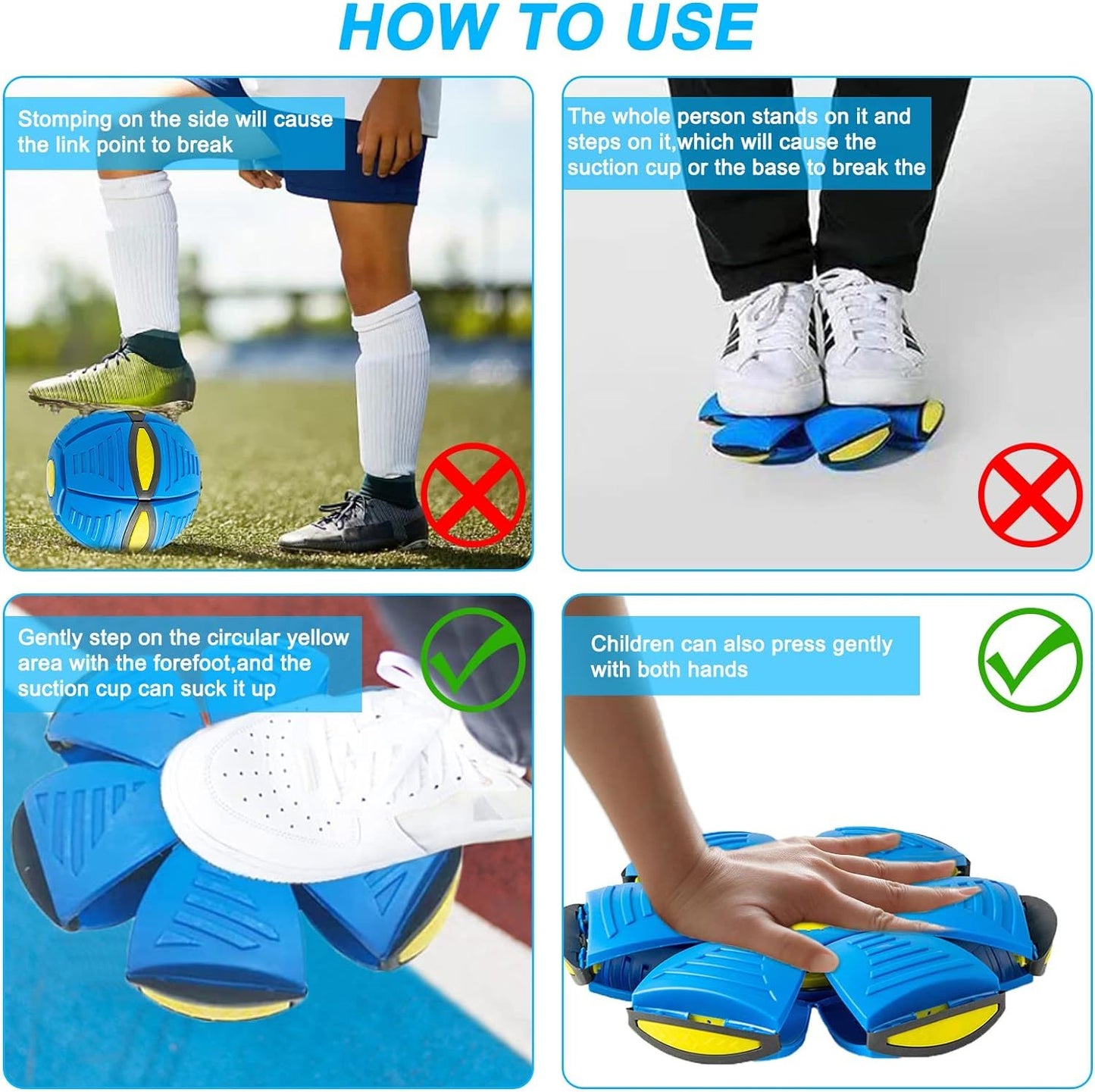 Groom Glory Magic Flying Saucer Ball Dog Toy with Lights – Outdoor Pet Game