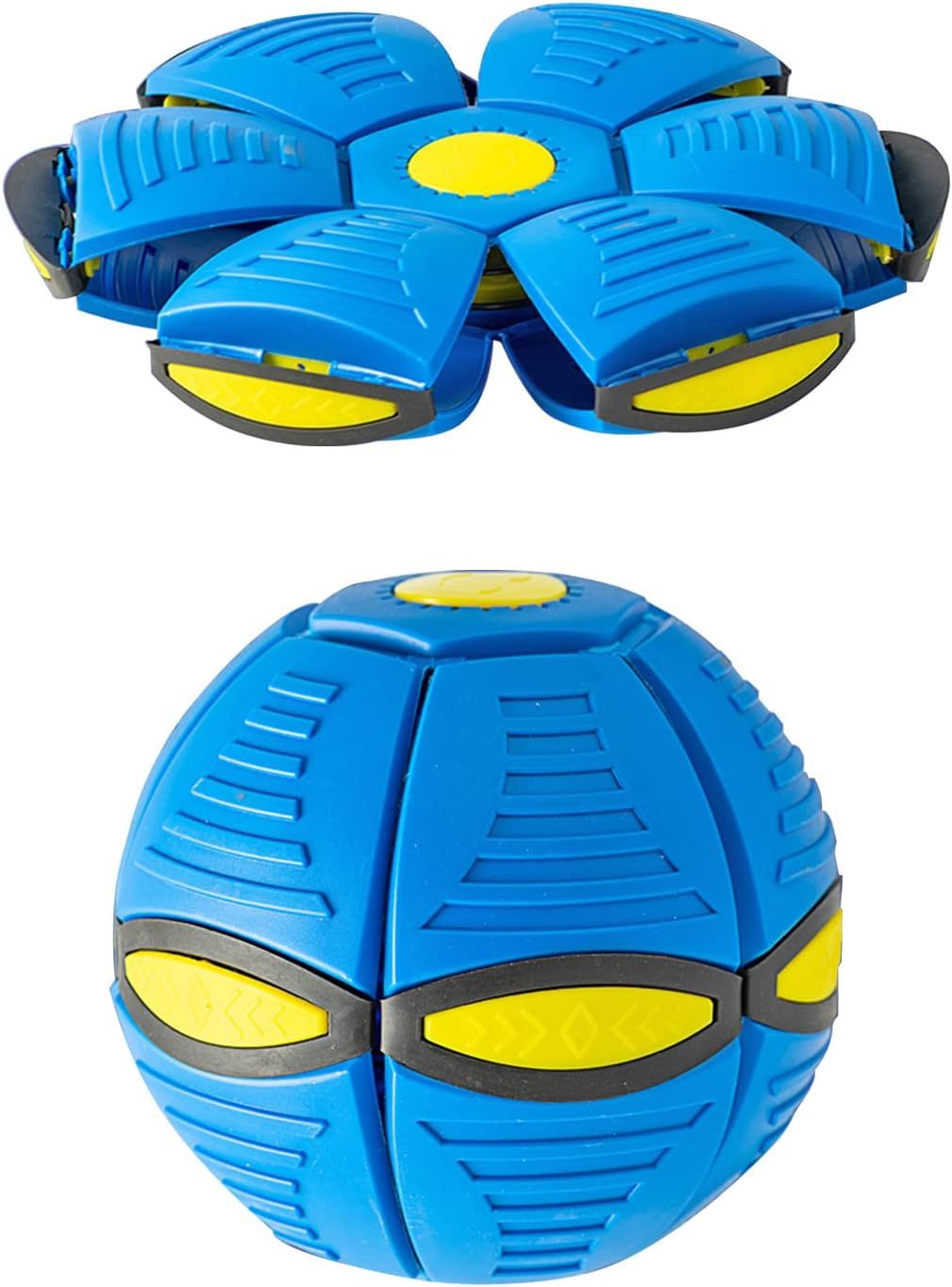 Groom Glory Magic Flying Saucer Ball Dog Toy with Lights – Outdoor Pet Game