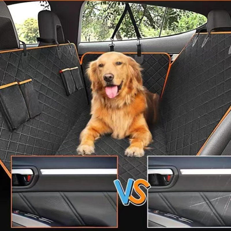 Groom Glory Oxford Cloth Car Pet Mat – Rear Seat Protector for Dogs