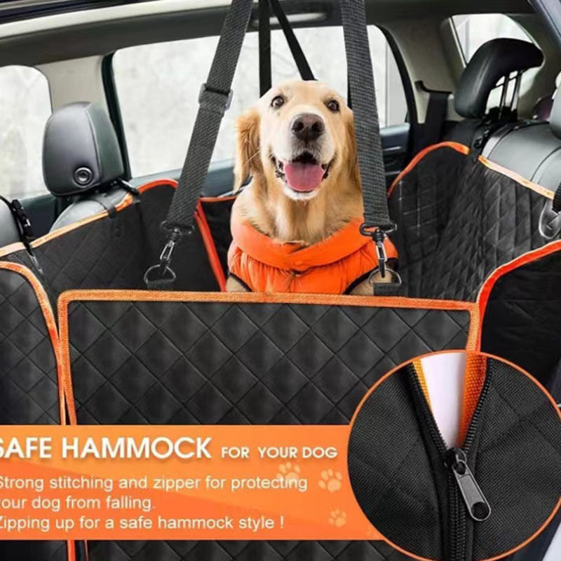 Groom Glory Oxford Cloth Car Pet Mat – Rear Seat Protector for Dogs