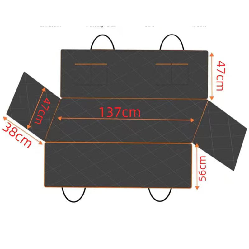 Groom Glory Oxford Cloth Car Pet Mat – Rear Seat Protector for Dogs