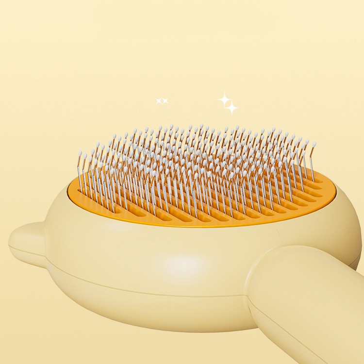 Groom Glory Pet Hair Removal Massage Comb - Gentle Grooming Brush