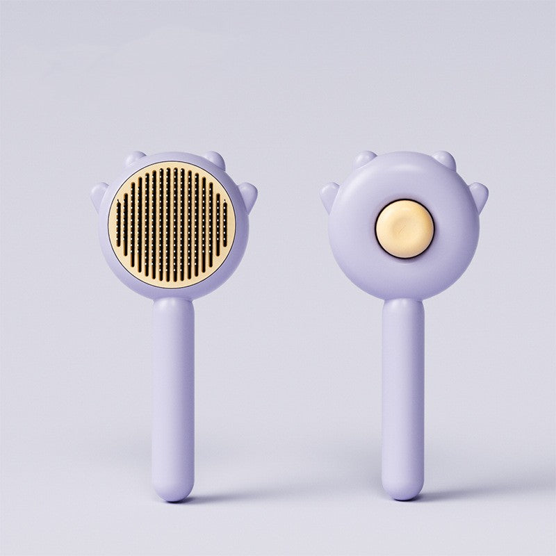 Groom Glory Pet Hair Removal Massage Comb - Gentle Grooming Brush