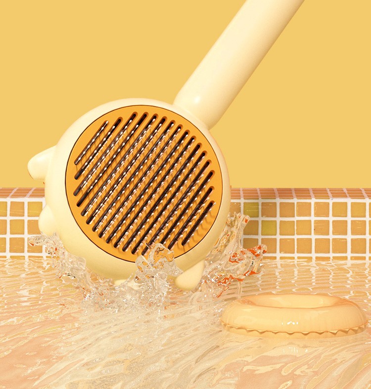 Groom Glory Pet Hair Removal Massage Comb - Gentle Grooming Brush