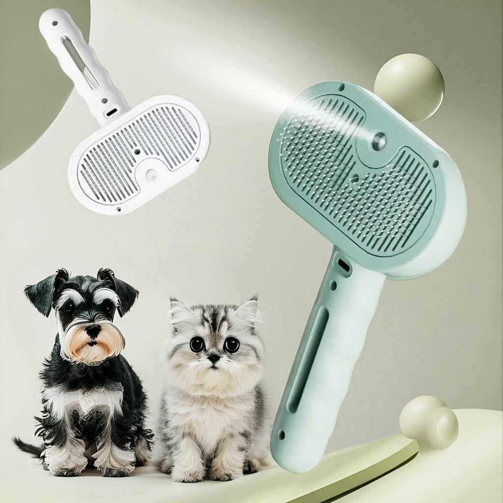 Groom Glory Pet Hair Remover Comb - Grooming and Humidifier Tool