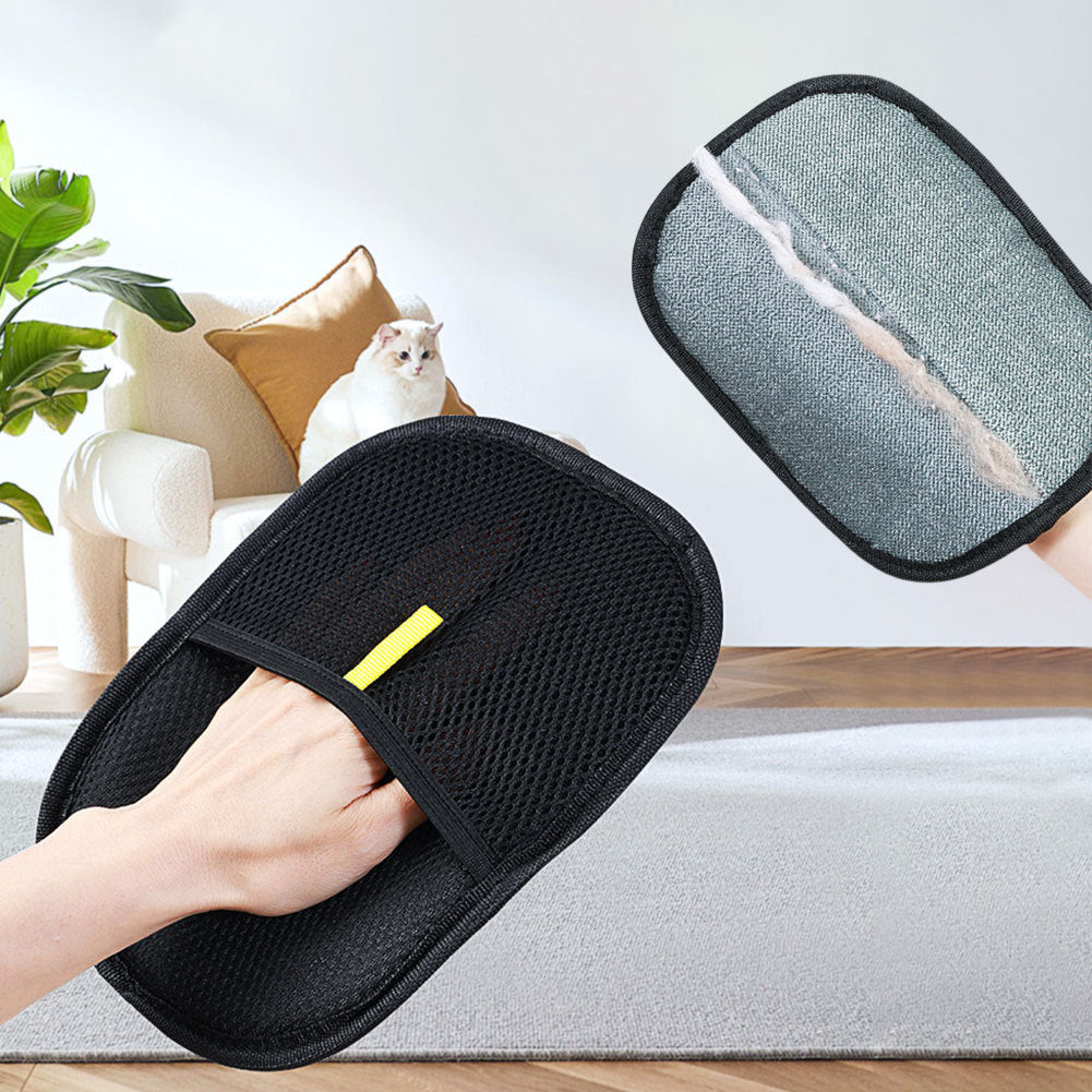 Groom Glory Pet Hair Remover Grooming Glove - Soft Silicone Mitt
