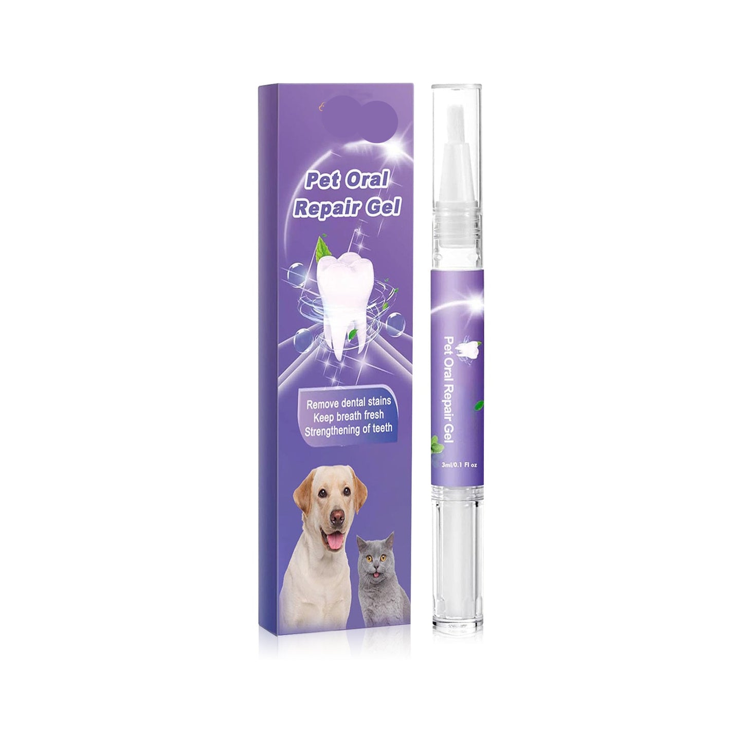 Groom Glory Pet Oral Repair Gel Cleaner - 2PCS Pack