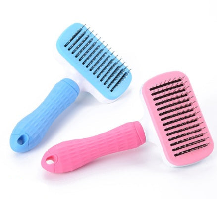 Groom Glory Pet Self-Cleaning Grooming Comb - Easy Deshedding Brush