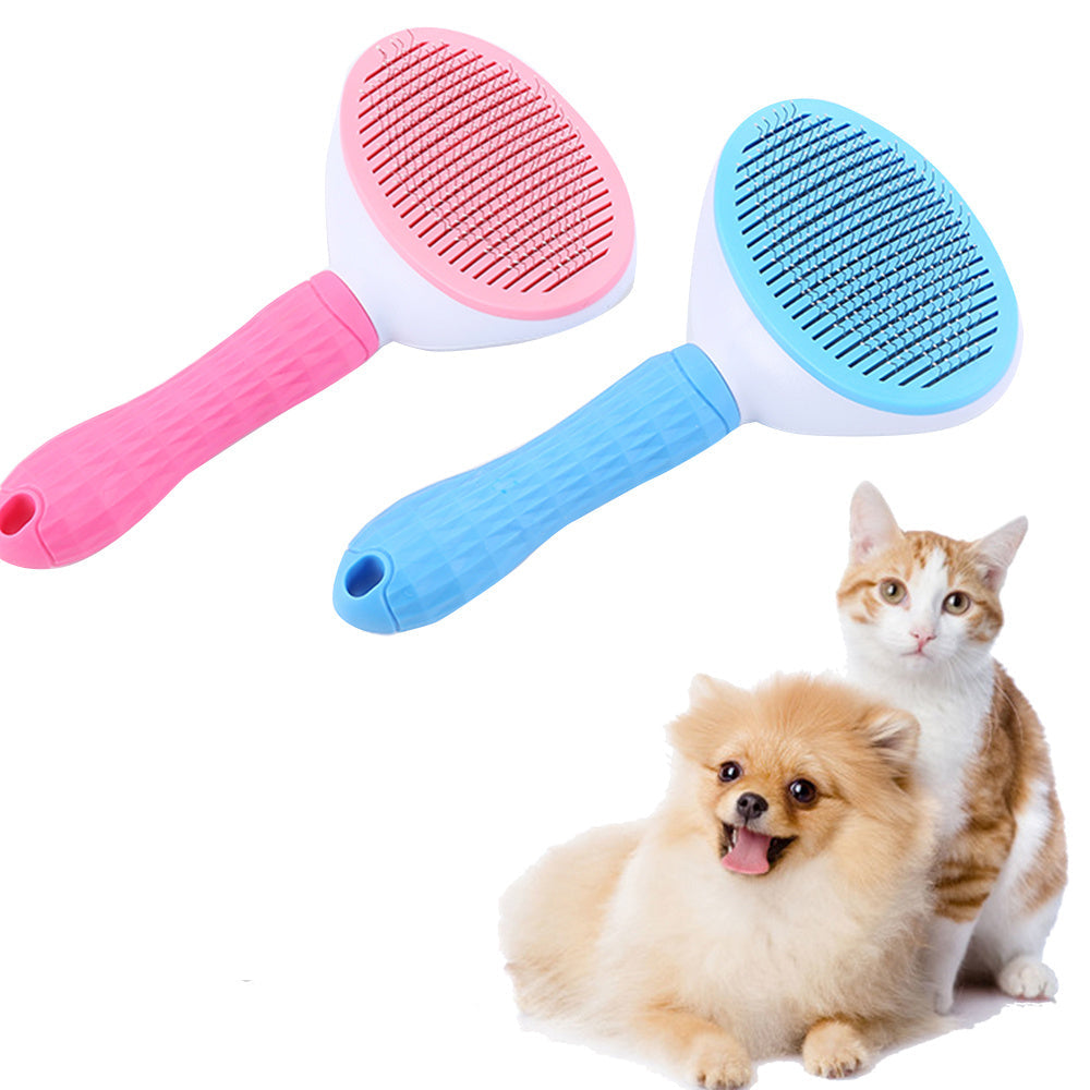 Groom Glory Pet Self-Cleaning Grooming Comb - Easy Deshedding Brush