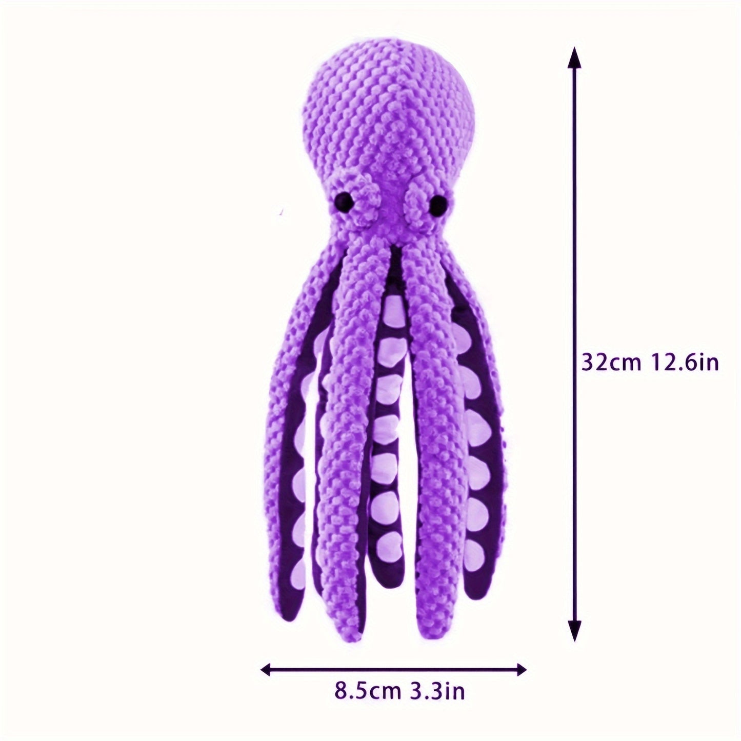 Groom Glory Plush Squeaky Fish Dog Toy