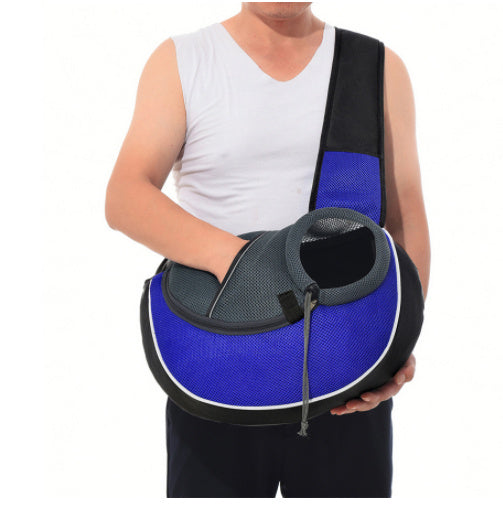 Groom Glory Portable Crossbody Pet Carrier Bag - Breathable & Secure