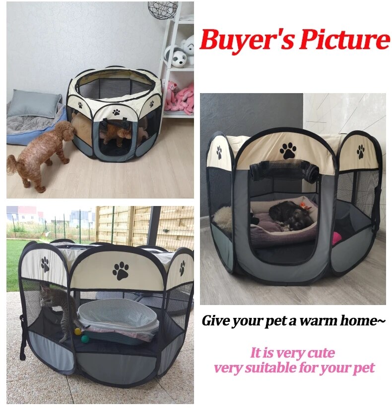 Groom Glory Portable Foldable Pet Tent - Waterproof & Breathable