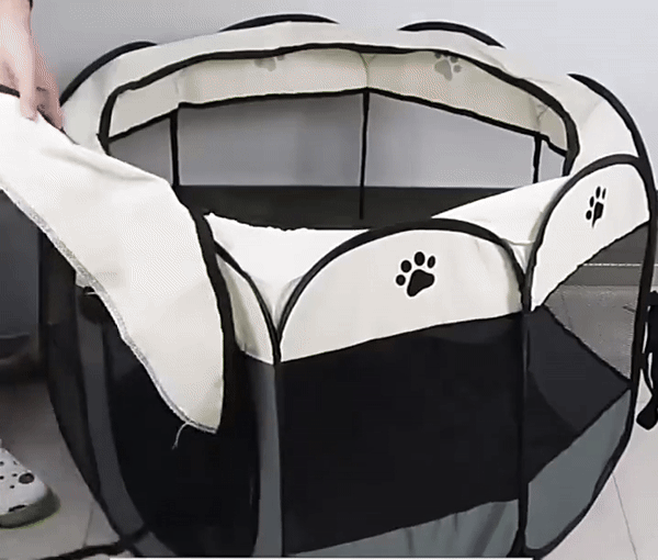 Groom Glory Portable Foldable Pet Tent - Waterproof & Breathable