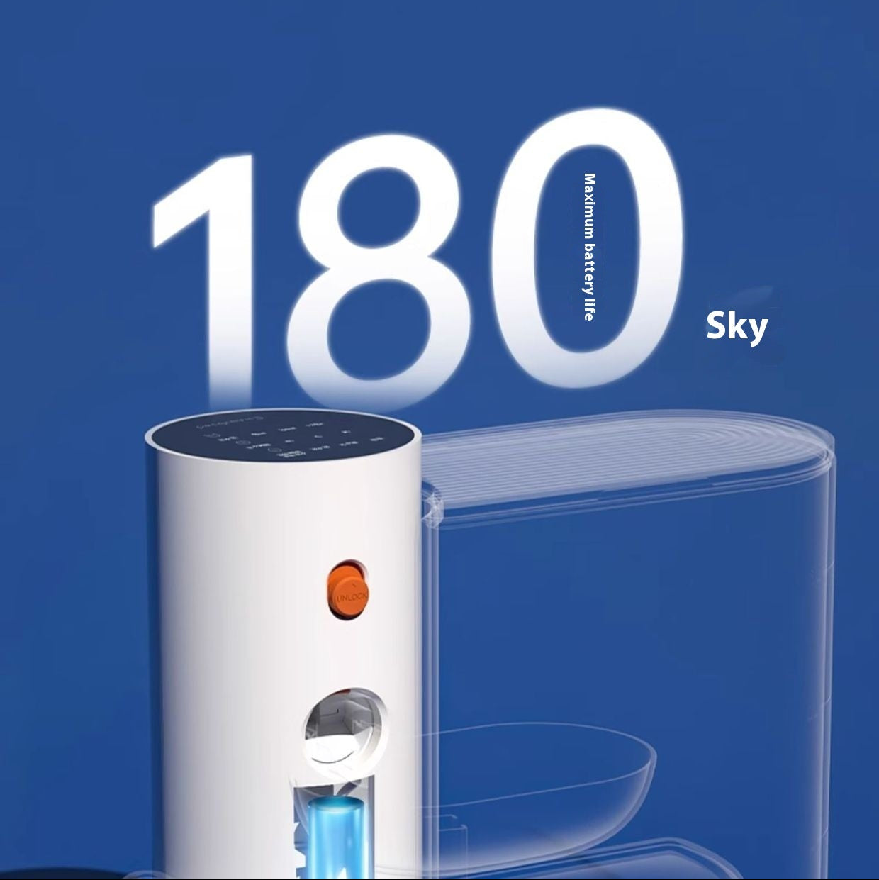 Groom Glory Rechargeable Dump Cat Water Fountain - Automatic Water Feeder