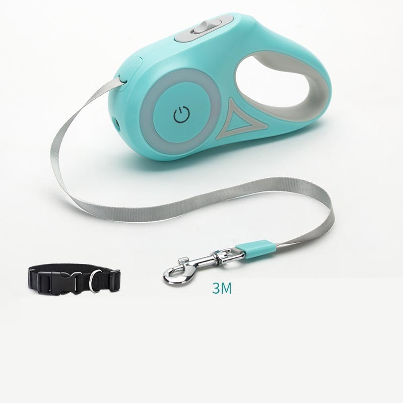Groom Glory Retractable Dog Leash Collar - Smooth Telescopic