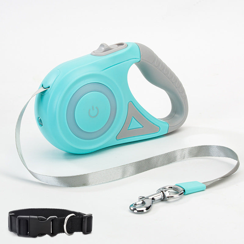 Groom Glory Retractable Dog Leash Collar - Smooth Telescopic