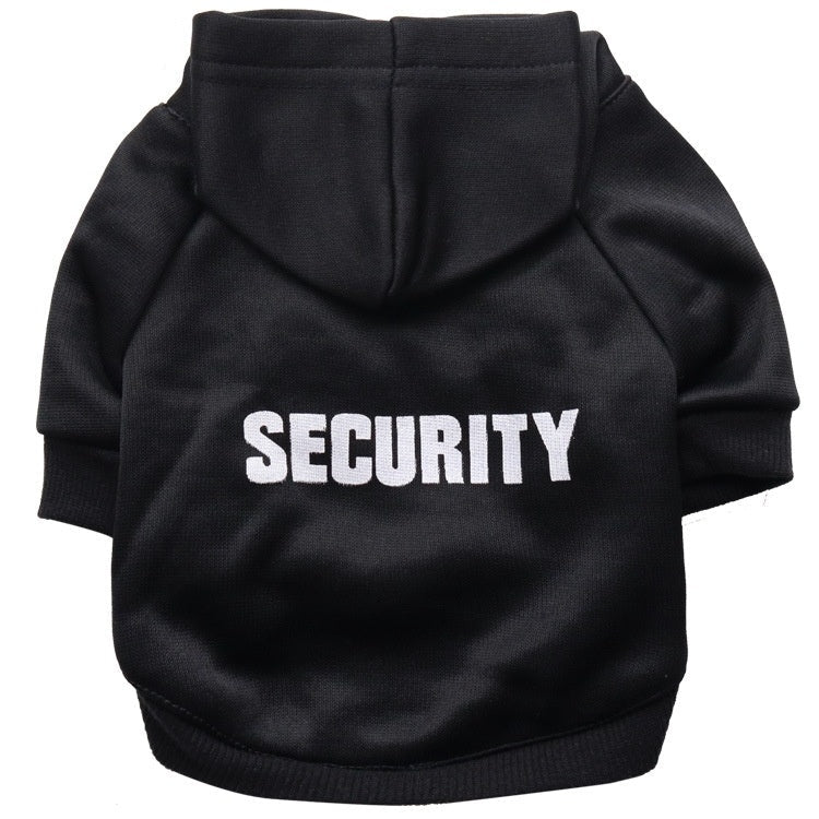 Groom Glory Security Dog Sweater – Soft Fleece Hoodie for Small Pets