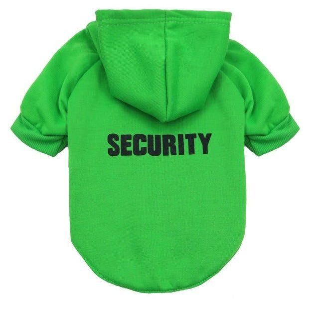Groom Glory Security Dog Sweater – Soft Fleece Hoodie for Small Pets
