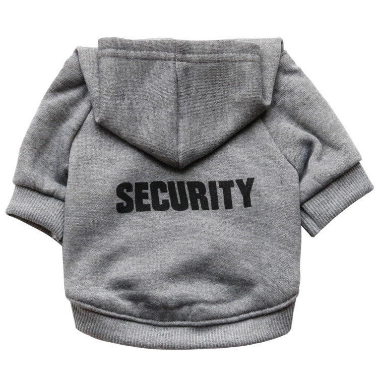 Groom Glory Security Dog Sweater – Soft Fleece Hoodie for Small Pets