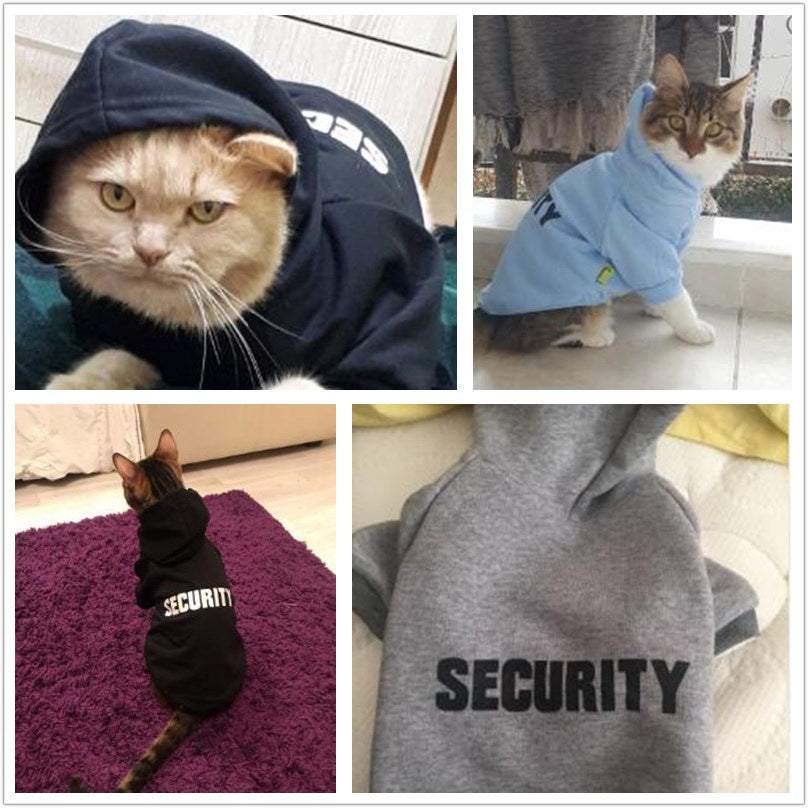 Groom Glory Security Dog Sweater – Soft Fleece Hoodie for Small Pets
