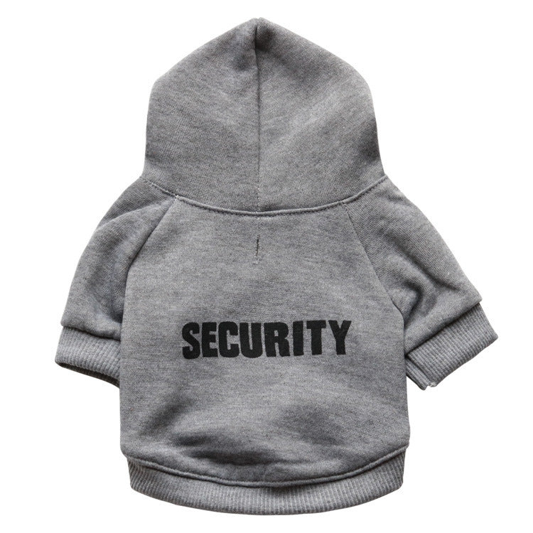 Groom Glory Security Dog Sweater – Soft Fleece Hoodie for Small Pets