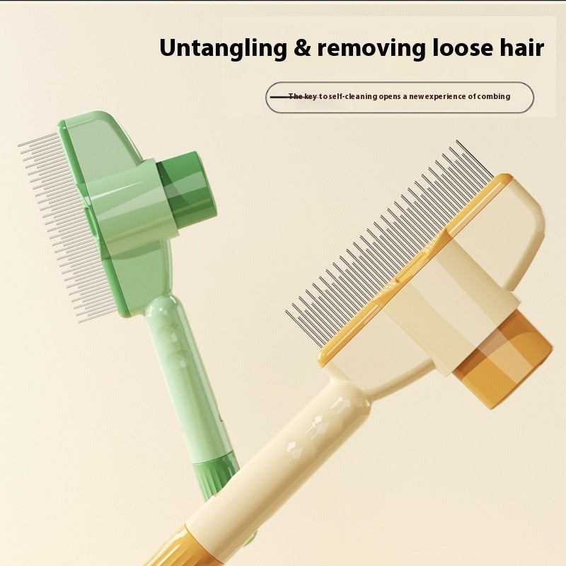 Groom Glory Self-Cleaning Pet Comb for Dogs & Cats