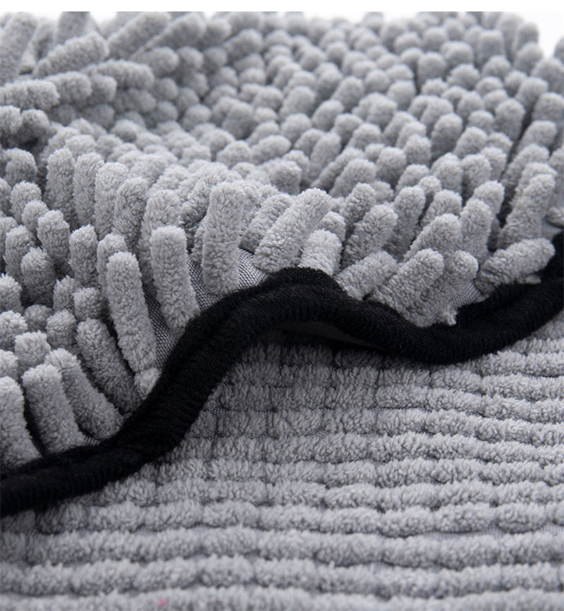 Groom Glory Super Absorbent Dog Cat - Bath Towel Pockets