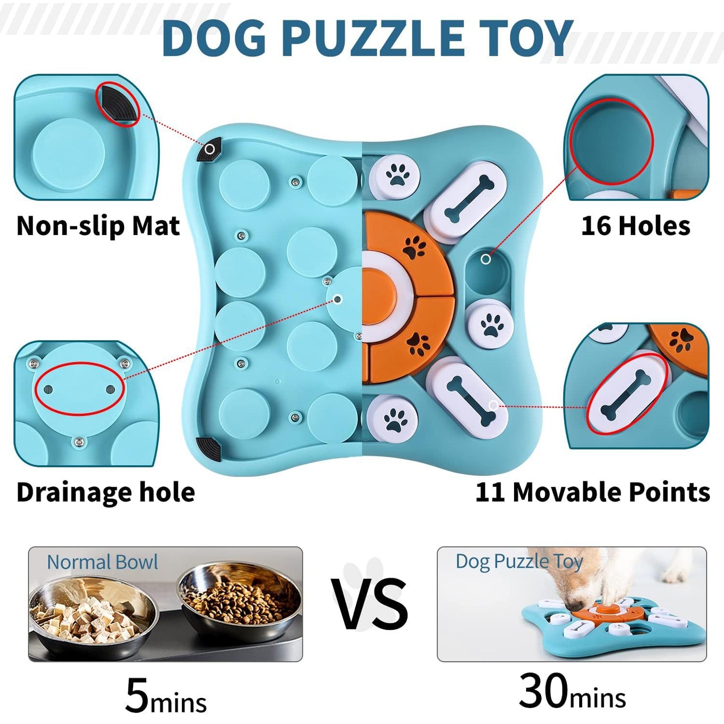 Groom Glory Treat-Dispensing Dog Puzzle Toy - Mental Stimulation & Fun!