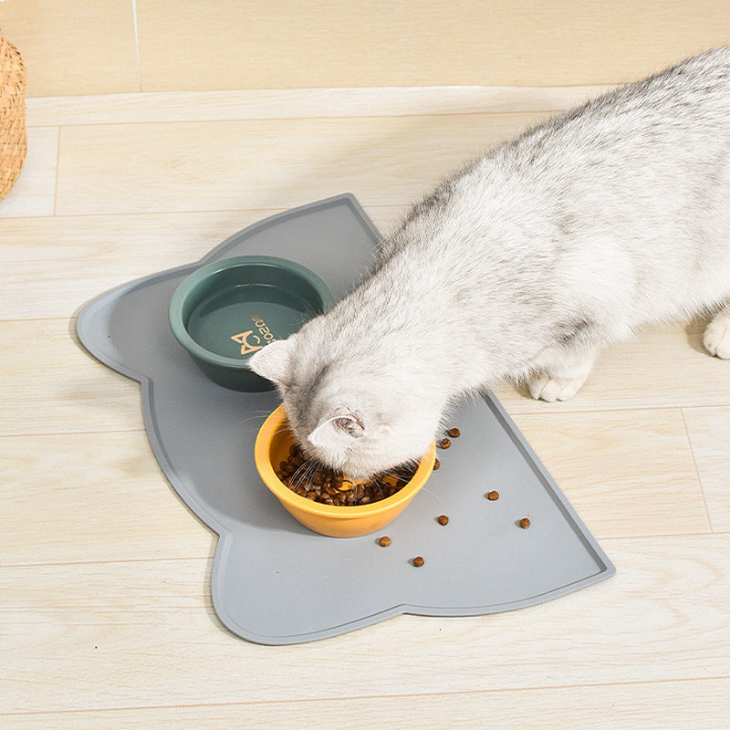Groom Glory Waterproof Silicone Pet Feeding Mat – Non-Slip Food-Grade Placemat for Dogs & Cats