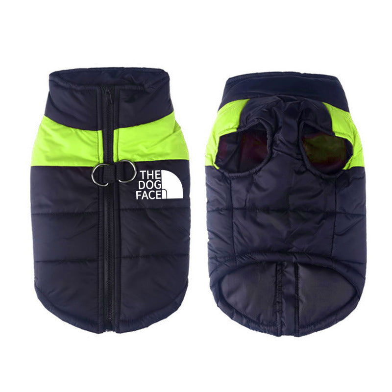 Groom Glory Waterproof Winter Dog Coat – Thermal Cotton Vest for Cold Weather Protection