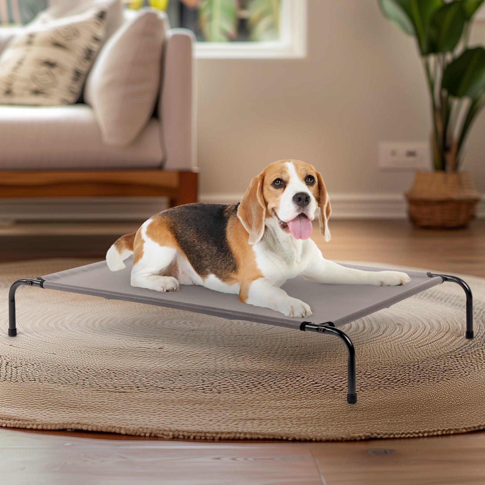 Elevated Dog Bed for Large Dogs – Breathable, Durable & Outdoor-Ready