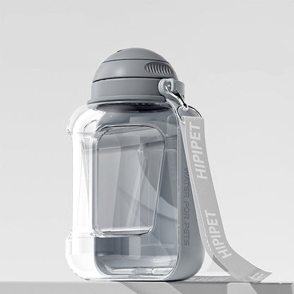Groom Glory 2-in-1 Portable Pet Water & Food Bottle – Leakproof Travel Dispenser