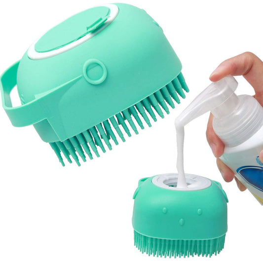 Groom Glory 2-in-1 Soft Silicone Pet Grooming Brush