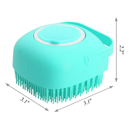 Groom Glory 2-in-1 Soft Silicone Pet Grooming Brush